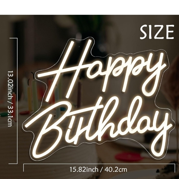 Happy Birthday‎ LED Sign - Picture 3 of 5